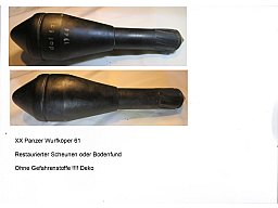 Seltene XX Gewehr Panzergranate 61,, DEKO,,