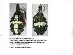 Handgranate ÜB F1,,,,,DEKO
