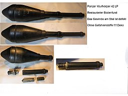 Seltener Panzer Wurfkörper 42 LP für Leuchtpistole,,, Deko