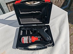 Umarex Legends P08 CO2-Pistole 4.5mm Stahl-BB | Vollmetall & Blowback | Koffer + Zubehör