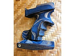 *RINK SCHICHTHOLZGRIFF BLAU/GRAU FÜR EINE PARDINI SP 22 *NEUWERTIG*