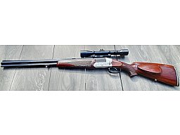 Heym BBF .222 Rem. Mag. + 16/70 mit Montagen + Zielfernrohr
