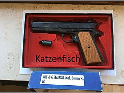 ME8 General von 1989, PTB 437, optimiert vom Büchsenmacher (LESEN!!!), mit Karton und Abschussbecher