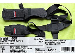 Bianchi Schulterholster Model 4601 RANGER VIPER SYSTEM MED/LRG FRAME Size 5 – NEUWERTIG
