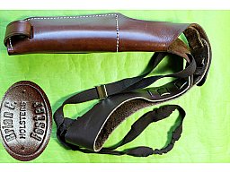 Brian C. Foster Leder Schulterholster für große Pistolen und Revolver bis 6 Zoll
