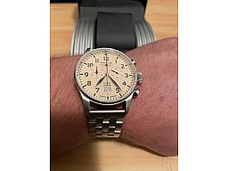 Stattliche Fliegeruhr Chronograph
