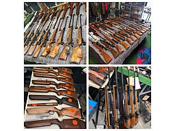RIESEN Druckluft Waffen SAMMLUNG / Zubehör / Outdoor .... Tel. 07356-9509284