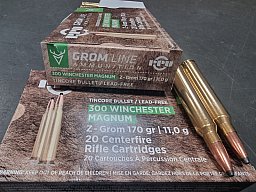 .300WinMag/170 grs. Z-Grom bleifrei PPU 20 stk. A-634# SSZ Berka
