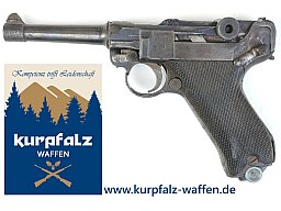 Pistole Erfurt P08 1917 Kal. 9mm Luger --NUMMERNGLEICH--