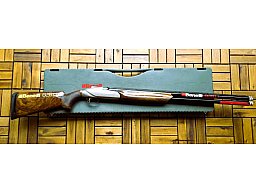 Gebrauchte Benelli 828U Bockdoppelflinte, Limeted Edition Kal.12/76 im Koffer,Schaft Einstellbar