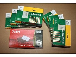 140 St. Patronen Kal. 7x64 -Sellier&Bellot S&B und Geco-