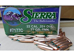 .22/.224/77 grs #7177# Sierra TMK Geschosse 100 stk. # SSZ Berka