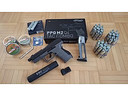 Starterset Walther PPQ M2 Q4 TAC Combo 4.6" Set + Schalldämpfer