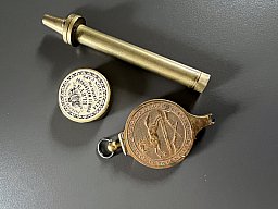 Perkussionszubehör Setzer/Pulvermaß/Dose Colt Patterson