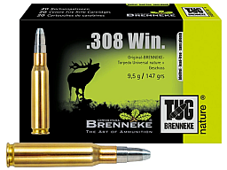 .308 Win. TUG nature+ 9,5g/147 grs. Brenneke