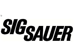 Auto-Autoaufkleber SIG SAUER – Weiß oder Schwarz – ca. 71 × 215 mm