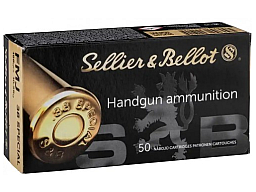 .38 Spec. Vollmantel 10,24g/158grs. Sellier & Bellot