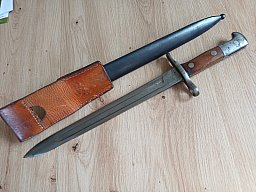 Schweizer Bajonett Modell 1889-99 f.K11, Koppelschuh
