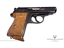 Pistole, Walther, Zella-Mehlis, PPK, 1939, Kal. 7,65mmBrowning, guter bis sehr guter Zustand.