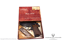 Pistole, Walther, PPK, 1966, Kal. 7,65mmBrowning, Bestzustand.