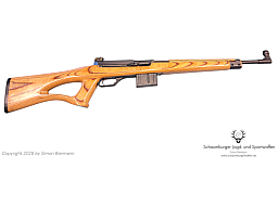 Halbautom. Büchse, Heckler&Koch, HK, SL 7, Kal. .308Win, Lochschaft, 10-Schuss Magazin, Bestzustand.