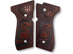 Griffschalen Beretta 92FS Buchenholz Neuware