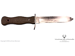 Kampfmesser, Bundeswehr, Original, Schneidteufel Solingen, gebrauchter Zustand, ohne Scheide.