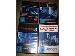 4 x Film DVD / Teil 1 - 4 Paranormal Activity Horror vom Feinsten