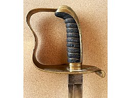 Bayern Infanterie-Offizier-Säbel, Kammerstück, PWB Truppenstempel
