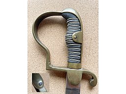 Braunschweig Seitengewehr um 1910 Truppenstempel.