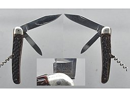 Schönes, altes Taschenmesser mit Horngriffschalen