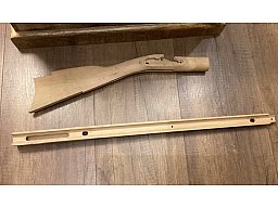 Holzteile aus Bausatz Kentucky Rifle aus Nachlass Jakobi Iserlohn
