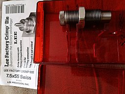 Lee Crimp Matritze 7,5x55 Swiss