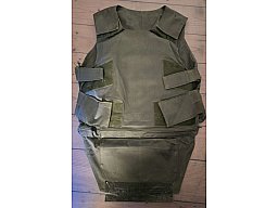 Polizei Schutzweste Schutzklasse 1 ballistische Einlagen Vorder- und Rückenteil