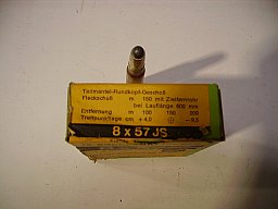 8x57 IS 10 Patronen RWS 12,7 gr
