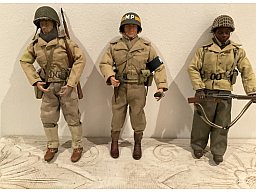 3 US GI‘s WKII , Thompsen , Government, Garand …Ansehen