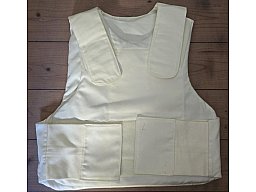Polizei Schutzweste Schutzklasse 1 ballistische Einlagen Vorder- und Rückenteil