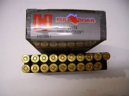.308 Win Hornady 19 Patronen 165 grain GMX