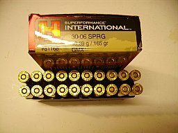 30-06 SP Hornady 20 Patronen 165 grain GMX