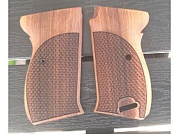 Walther HP / P.38 / P38 / P1 Griffschalen aus Nussbaum-Hartholz mit Fischhaut