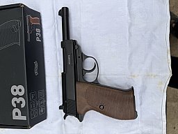 Walter P38 4,5mm CO2 Druckluft Pistole