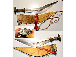 Afar Gile aus Äthiopien, afrikanische Hiebwaffe