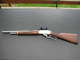 UHR Marlin 1895 GS Stainless im Kal. 45-70 Govt. mit Picatinnyschiene u. Aimpoint Micro H2 - 2 MOA