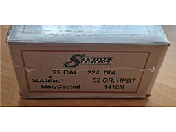 Sierra Geschosse .224 3,4g/52grs. HPBT original Moly 500 Stück