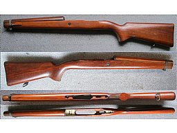 Holz-Schaft mit Handschutz und Beschlägen für Kongsberg Scharfschützengewehr Mod. 1959 / M59 WaA