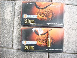 40 Patronen Lapua 6mm B.R. Norma Scenar HPBT