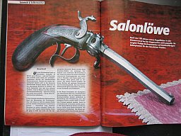 Visier - Heft ** Salonlöwe -- Die Zündpillen Salonpistole ++ Steinschloßhinterlader von Ferguson **