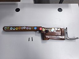 Anschütz Match 54 Holz-Lochschaft (Runde Systeme KK / Zst.) inkl. Systemschrauben