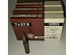60 Patronen Kaliber 7x57R