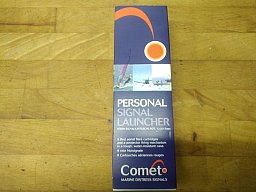 Personal Signal Launcher von Comet. Signalnotsterne Maritim mit Abschussgerät